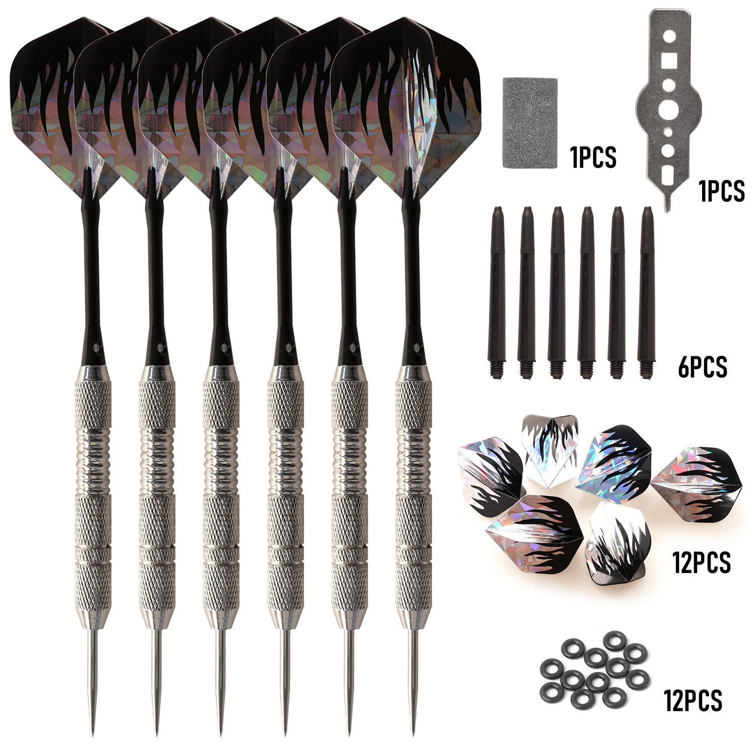 东业飞镖 专业24克针式飞标比赛级硬式飞镖针飞标6支套装