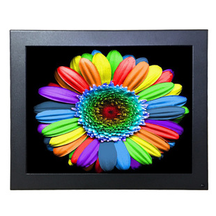 AV金属壳液晶显示器 VGA 开放内嵌入式 8寸电容触控显示器HDMI