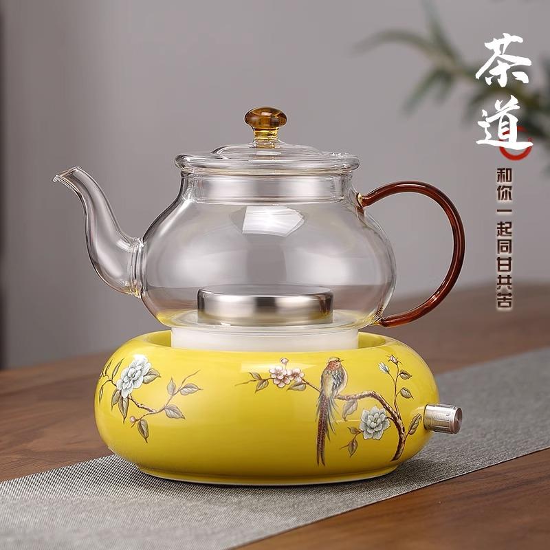 潮汕家用正稻电陶炉静音整套烧水壶保温泡茶玻璃快速茶炉盖子配件
