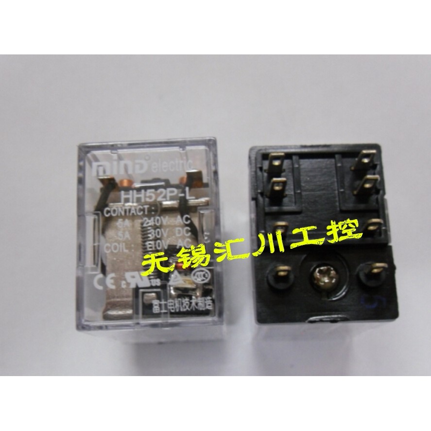 原装MIND明达 富士电机技术 HH52P AC24 36 48 110 220V 继电器