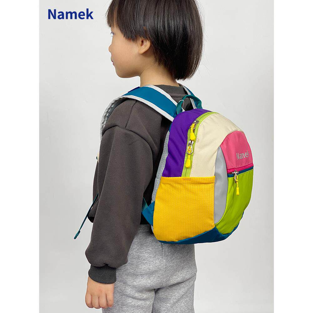 Namek儿童游戏背包3岁幼儿园书包超轻儿童男孩和女孩宝宝户外运动
