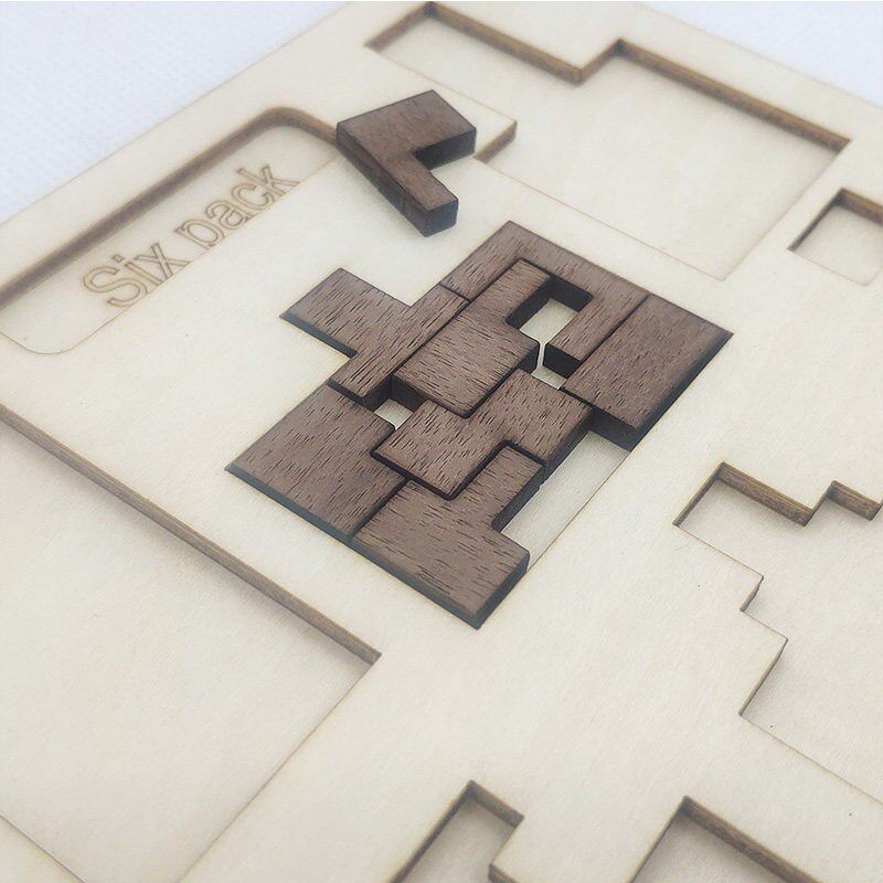 puzzle拼图成人版十级难度sixpack六个酒瓶子烧脑异形益智玩具