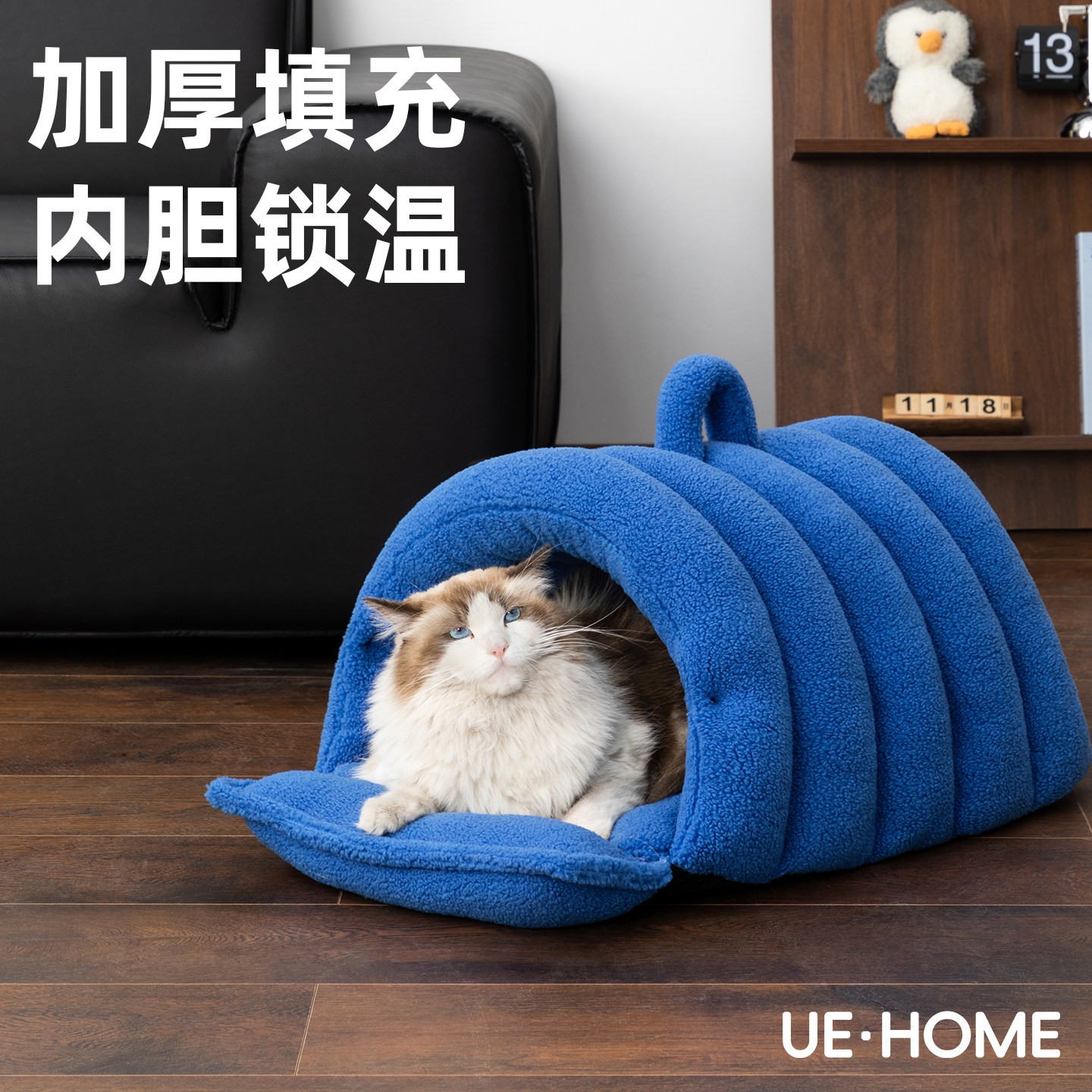 冬季保暖宠物窝包裹安全感猫窝小型犬狗窝四季防风猫咪睡牀狗狗牀