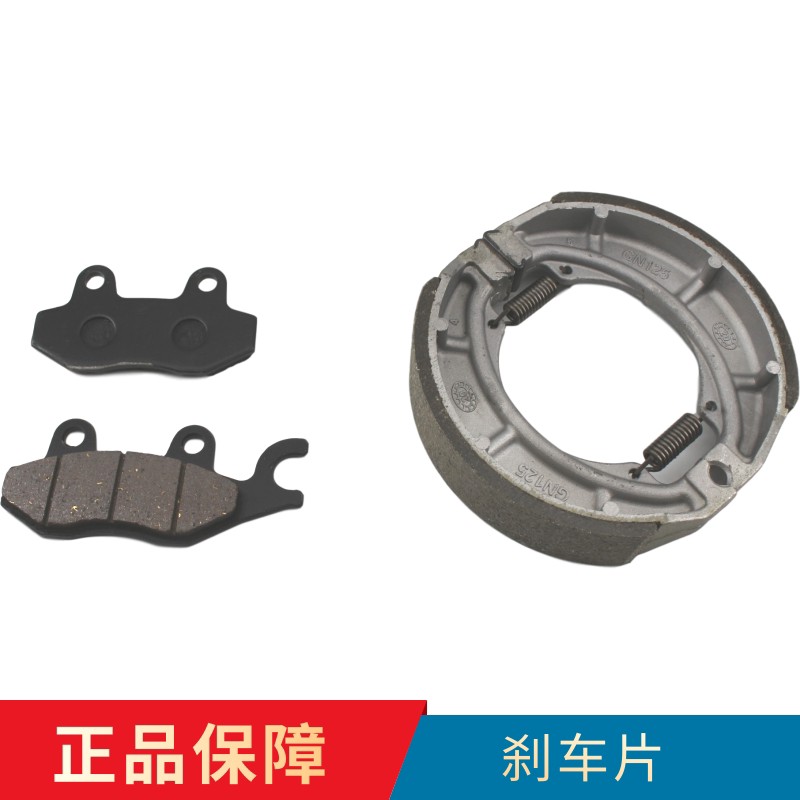 适用豪爵机车超级骊爽HJ125-20迪爽HJ150-9/9A前後煞车皮碟煞片
