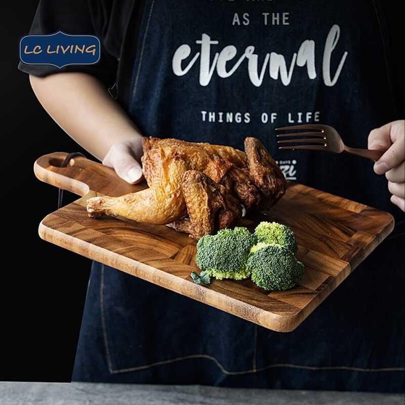 lcliving泰国进口相思木切水果砧板厨房辅食面包板牛排切板料理板