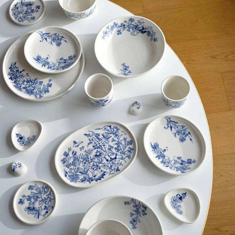 新品芬兰Arabia Haru姆明陶瓷餐具套组茶杯平盘子碟子马克杯饭碗