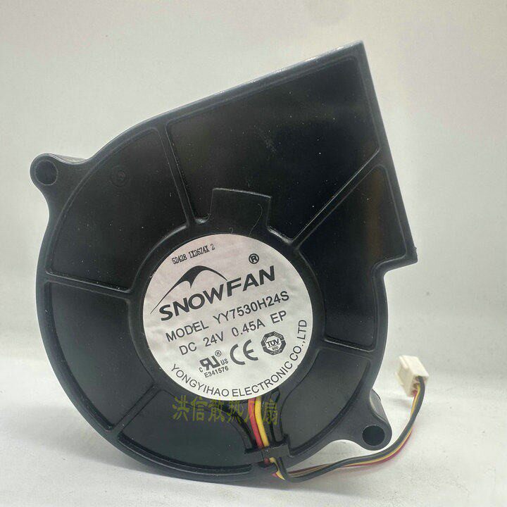 原装SNOWFAN YY7530H24S 24V 0.45A IP68防水涡轮风扇鼓风机