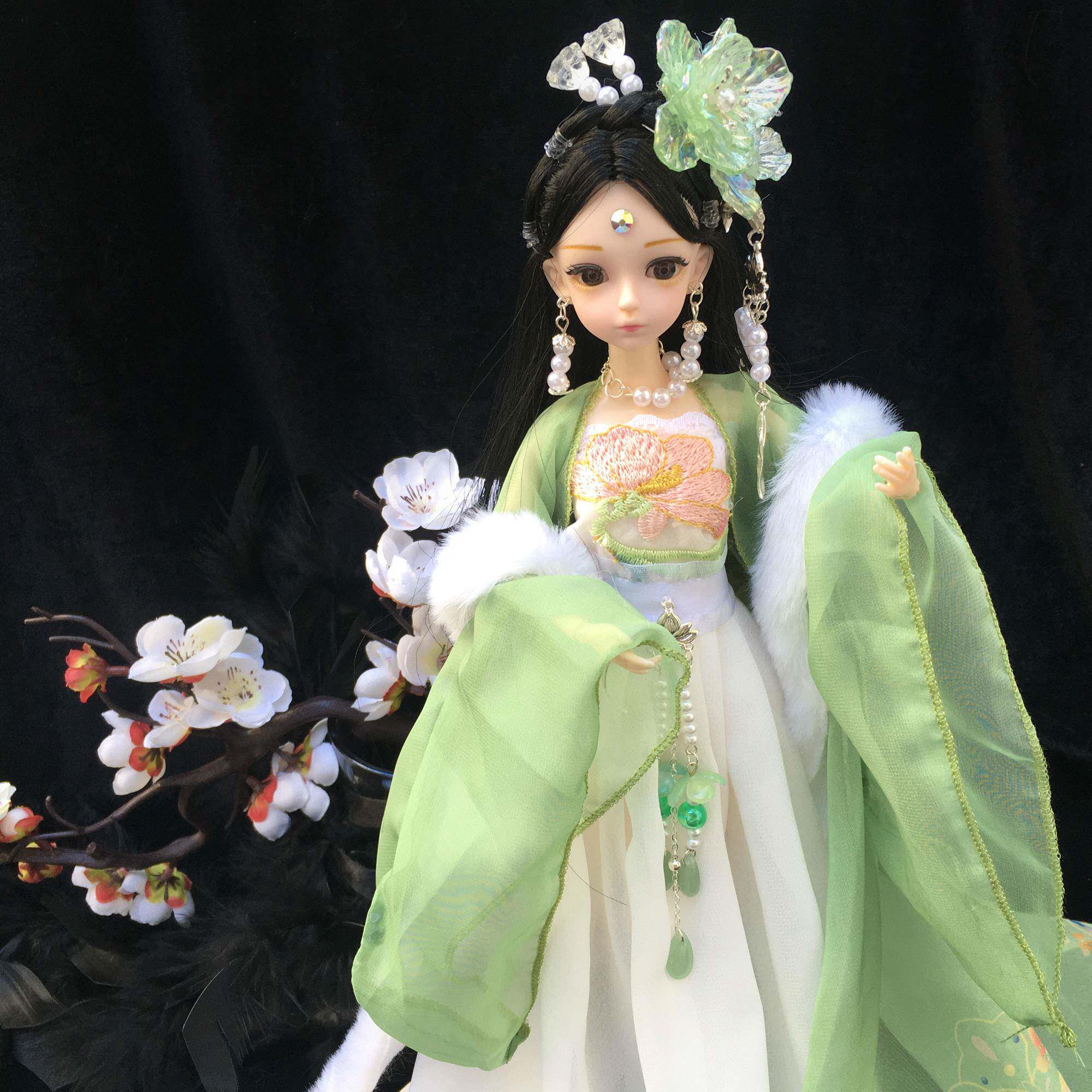 古风娃娃30厘米中国风公主古代梦幻仙子女孩玩具套手工玩具礼物盒