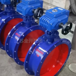 PN0.6烟道通风电动阀 6除尘管道调风阀 DN300电动通风蝶阀 D941W
