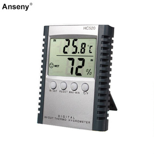 HC520家用室内室外电子温湿度计 工业温度计湿度表 环境温湿度表