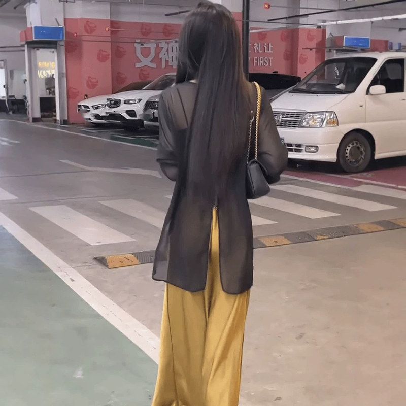 气质雪纺潮上衣女名媛两件套T恤时尚淑女新款半身裙上衣套装夏季