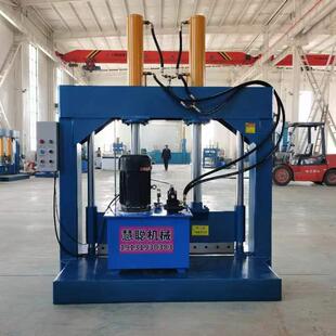 3号烟胶块油压闸刀机顺丁橡胶龙门铡刀机生橡胶块液压切胶机