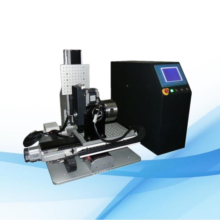 XYZ三轴带旋转工作台80环球三爪卡盘数控操作系统三维运动机构