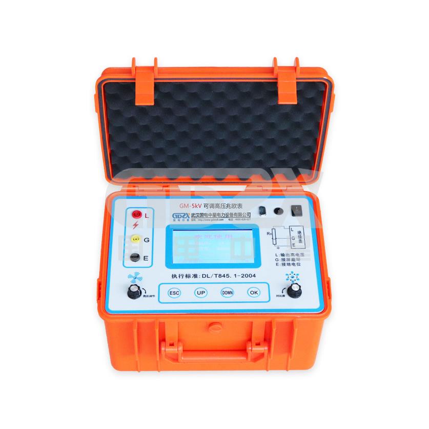 可调高压数字兆欧表GM-5kV/数字式兆欧表/数显绝缘电阻测试仪