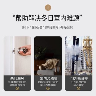 加厚棉门帘隔断帘隔音磁吸家用挡风帘棉门帘免打孔秋冬保暖防风帘