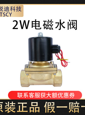 亿锐迪科技电磁阀水阀流体控制阀2W030-08/2W050-10/2WT030-08