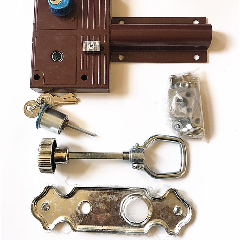 仙阁大门锁农村大门锁 双开大门锁双扇门机械齿条锁大街门锁208型