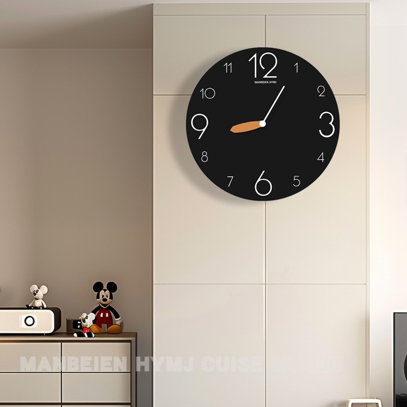 挂钟客厅2024新款家用简约现代创意钟表时尚个性时钟挂墙餐厅挂表