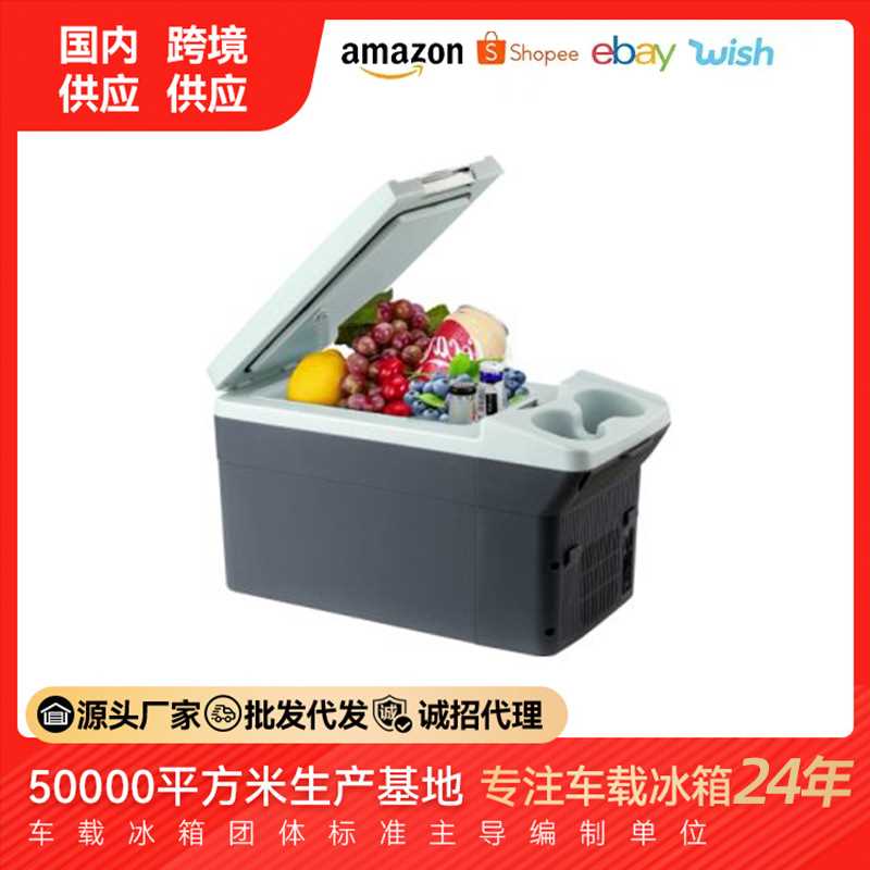 普能达11L车载冰箱12v220v货车通用冷藏加热汽车家两用