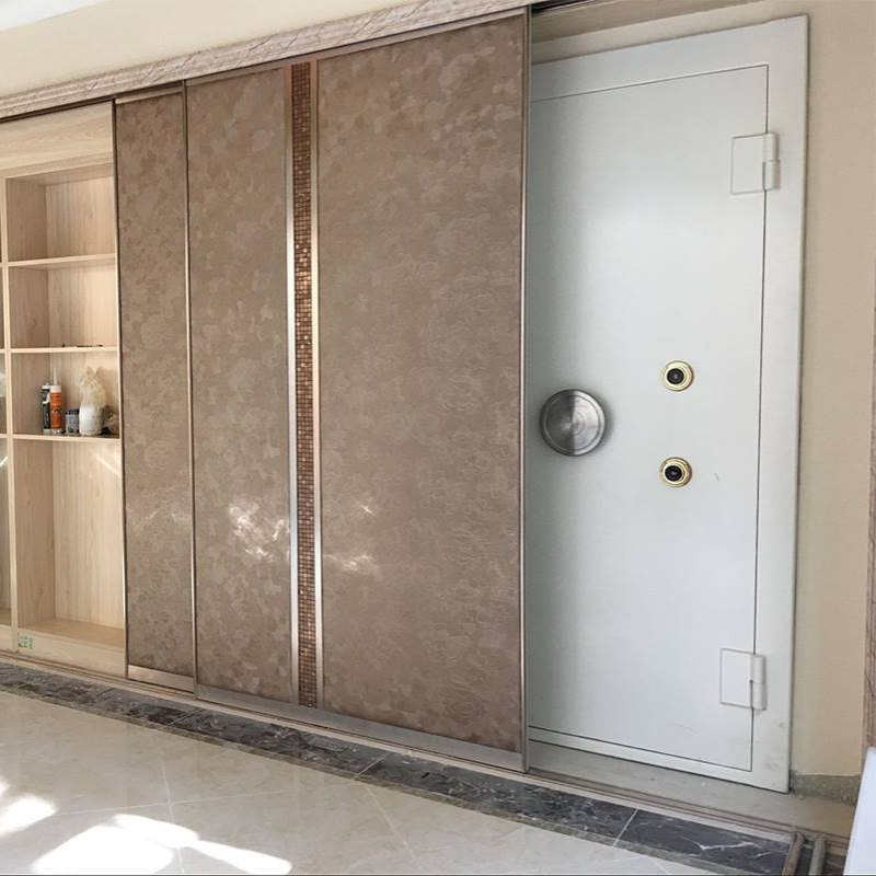 湖南银行博物馆画廊不锈钢金库门移动金库房碳钢金库门厂家