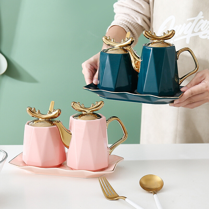 陶瓷油壶醋瓶组合家用厨房餐厅食堂醋壶套装大容量防漏酱油分装瓶