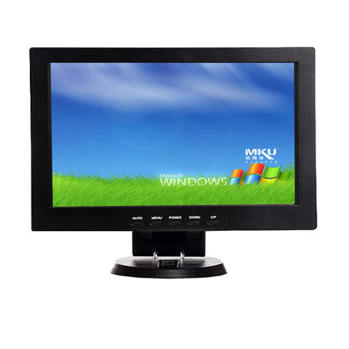 12寸12.1寸宽屏液晶显示器1280*800塑料壳白色黑色可选K1201W