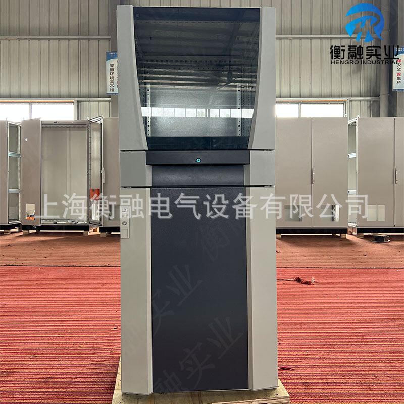 仿威图PC豪华电脑柜PLC工控机柜网络柜车间防尘控制柜服务器机柜