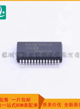 PIC18F27K40-I/SS IC MCU 8BIT 128KB FLASH 28SSOP封装 集成电路