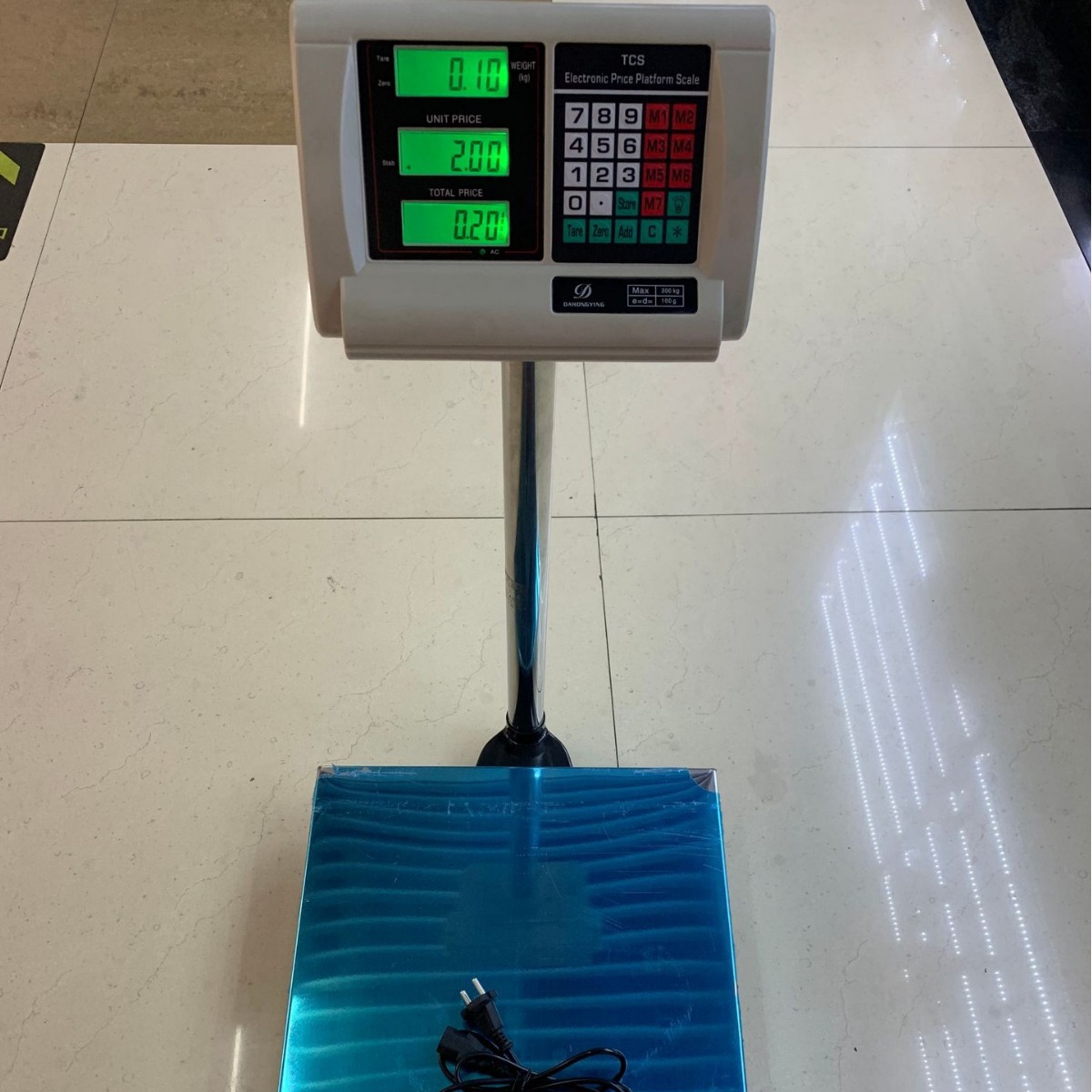 不锈钢电子台称 三叉充电器 塑料表头 电子台称电子计价台秤