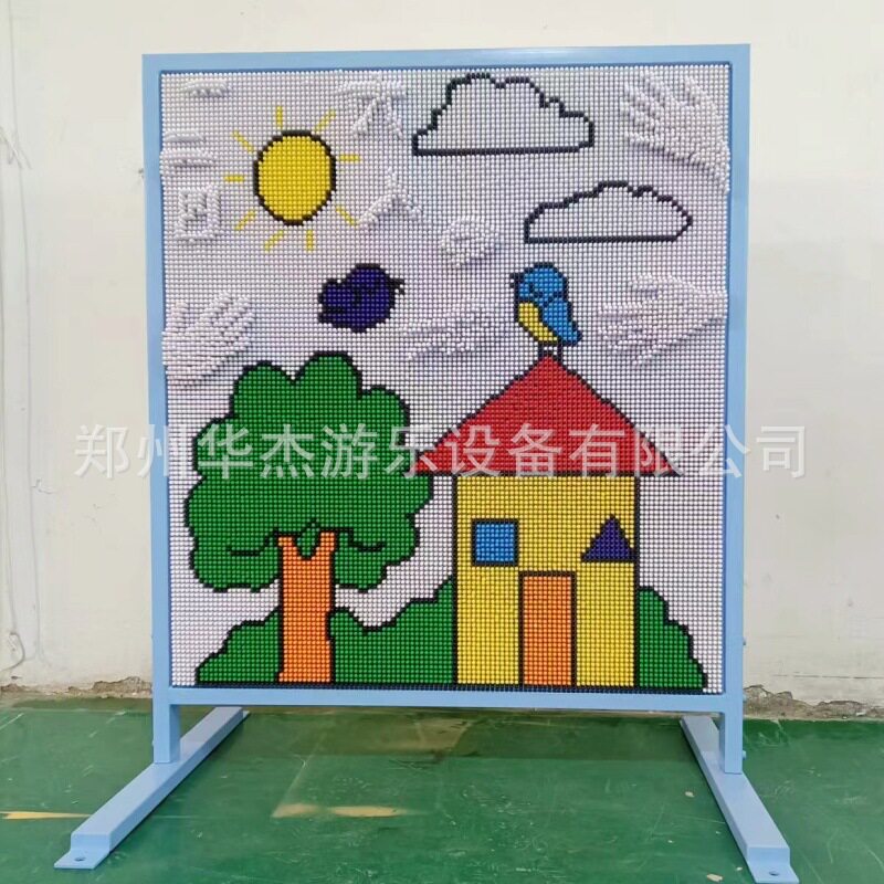 幼儿园商场网红拍拍乐拍拍墙智慧电线扎带/束线带