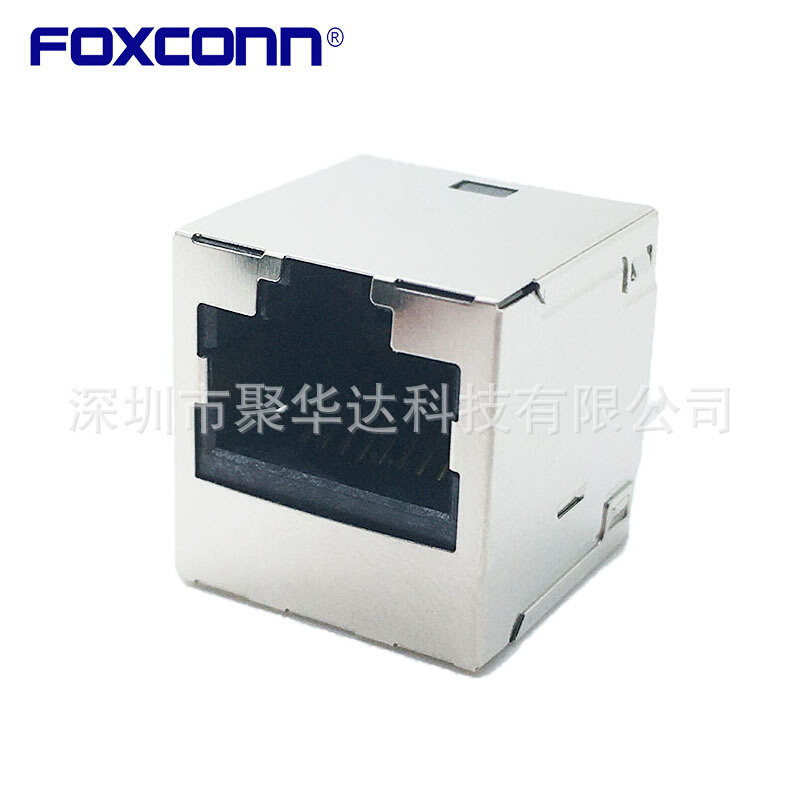 Foxconn JFM38V10-170M-4F 立式RJ45接口180°朝天网口千兆滤波器