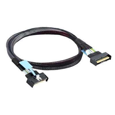 厂家直供Slim SAS MCIO 74P TO MCIO 74P服务器高速转接线PCIE5.0