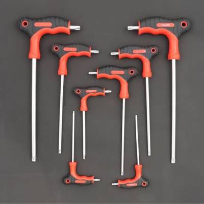 8件套T形手柄安全梅花扳手组 长臂防篡改梅花型一件起售