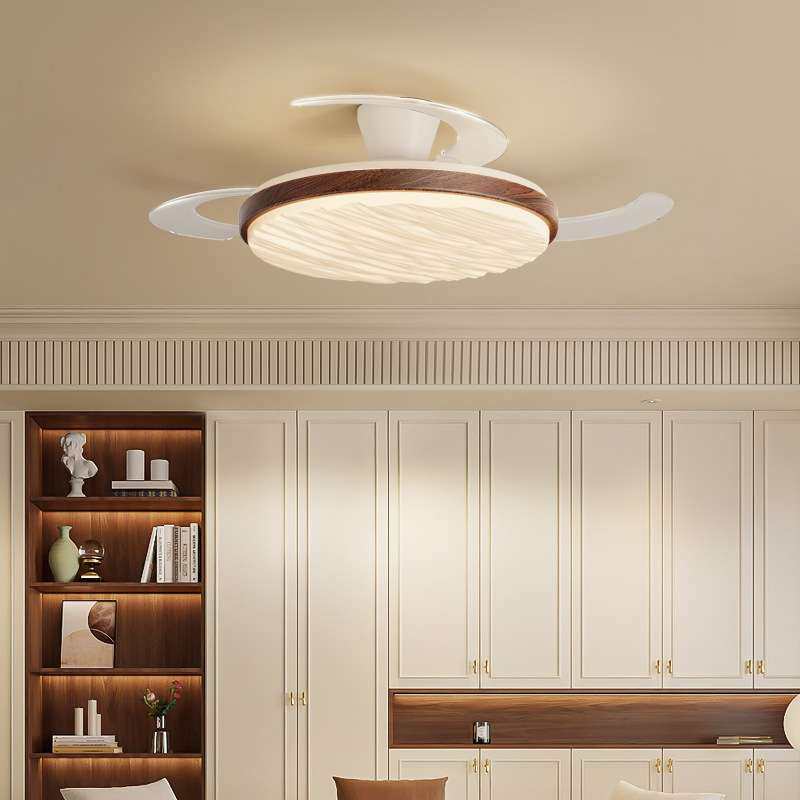 风扇灯餐厅吊灯中古奶油护眼静音大风力简约智能卧室隐形吊扇灯具,3C数码配件,其它配件,淘宝优惠券,粉丝福利购,淘宝优惠卷