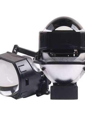 Sanvi三为车灯新品3寸58瓦6000看A3方形LED双光透镜大灯改装升级