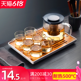 耐高温玻璃煮茶壶电陶炉专用烧水壶养身茶壶泡茶壶家用煮茶器套装