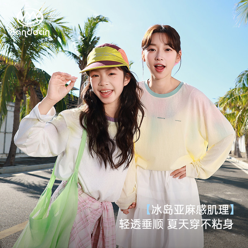 半度闲女童夏装T恤薄款透气2026图片