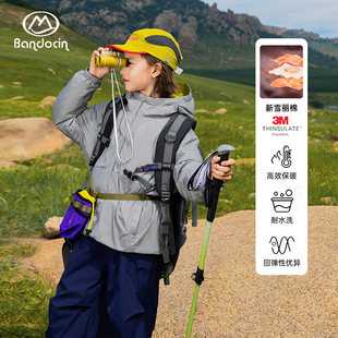 半度闲男童轻棉服深秋2025新款儿童连帽外套秋装男孩舒适保暖棉衣