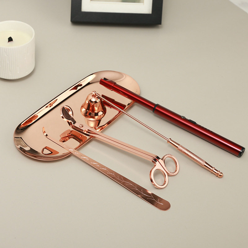 香薰蜡烛托盘工具剪刀灯芯烛芯剪灭烛罩灭火勾充电点火器五件套,标准件/零部件/工业耗材,其他管件,淘宝优惠券,粉丝福利购,淘宝优惠卷