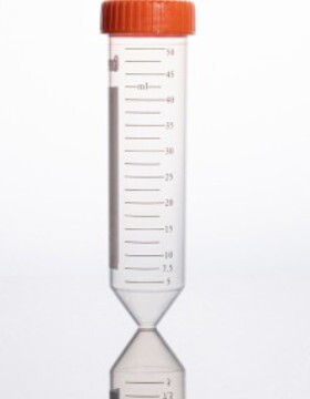 赛普801501 50mL锥底离心管袋装灭菌橙色盖