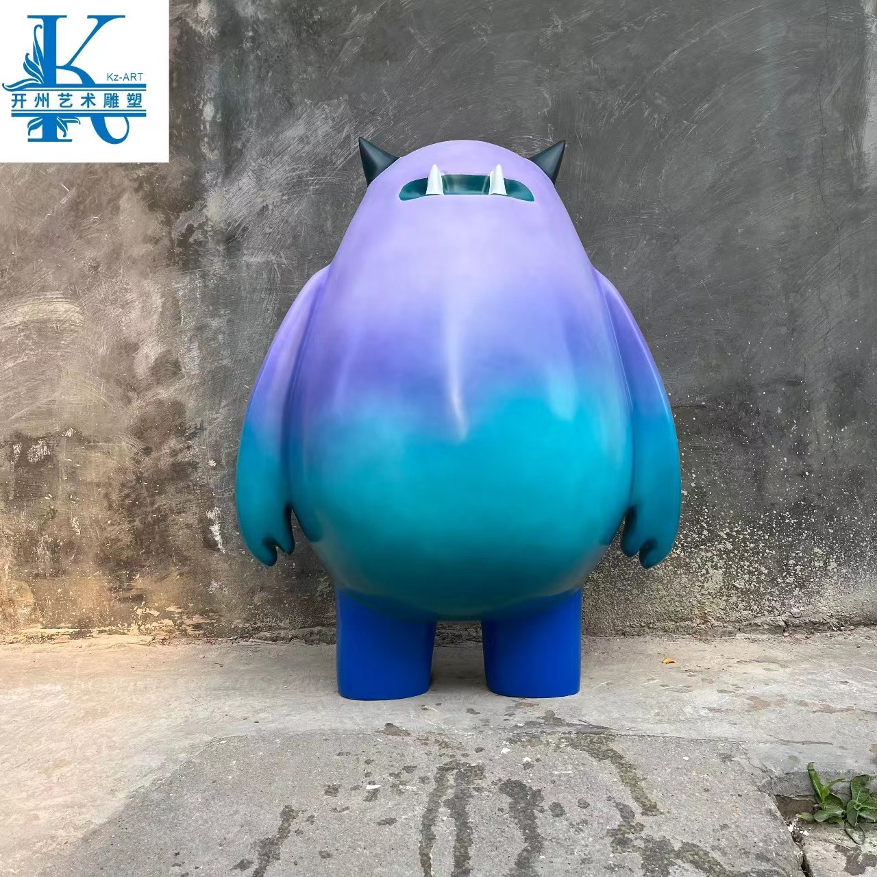 售楼处大型玻璃钢落地雕塑卡通精灵创意酒店摆件可爱动物艺术装置