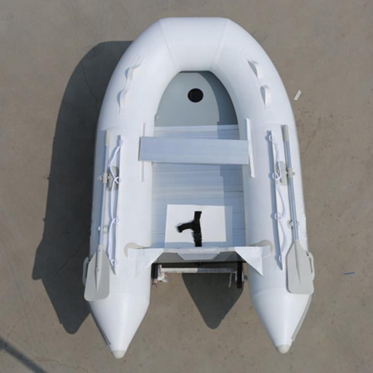 2.3米1-2人铝合金地板钓鱼船 PVC充气皮划艇 皮筏子 橡皮艇运动艇