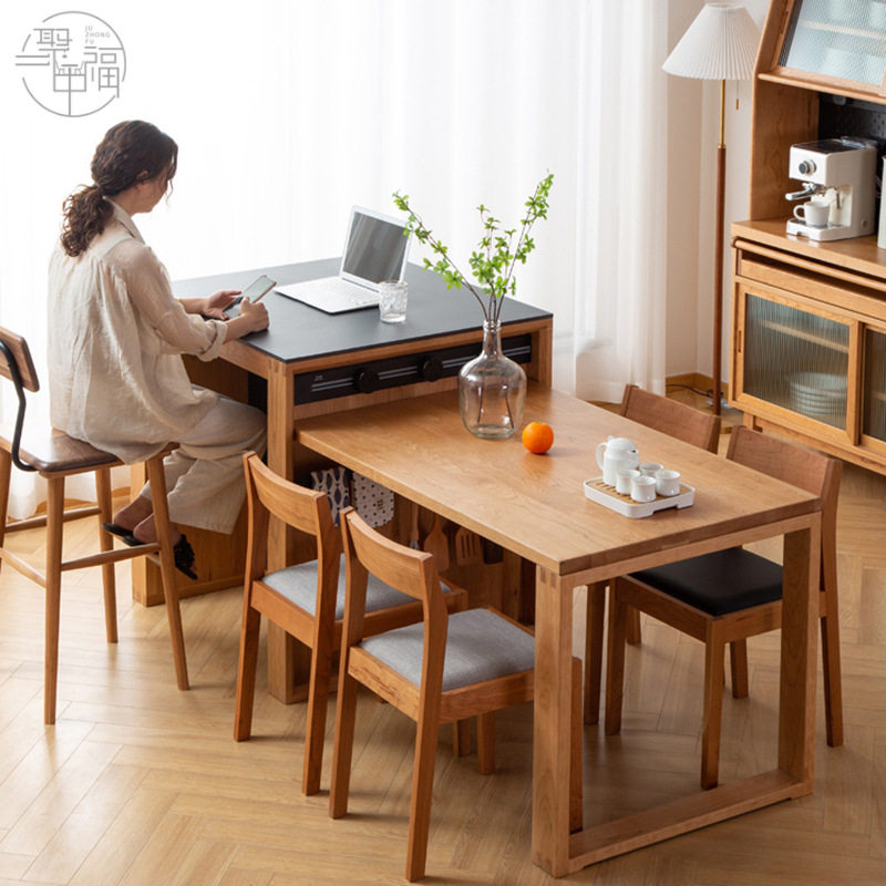 开森岛台 实木岩板厨房餐厅橱柜储物柜茶水柜餐边柜碗柜家用吧台,住宅家具,岛台餐桌,淘宝优惠券,粉丝福利购,淘宝优惠卷