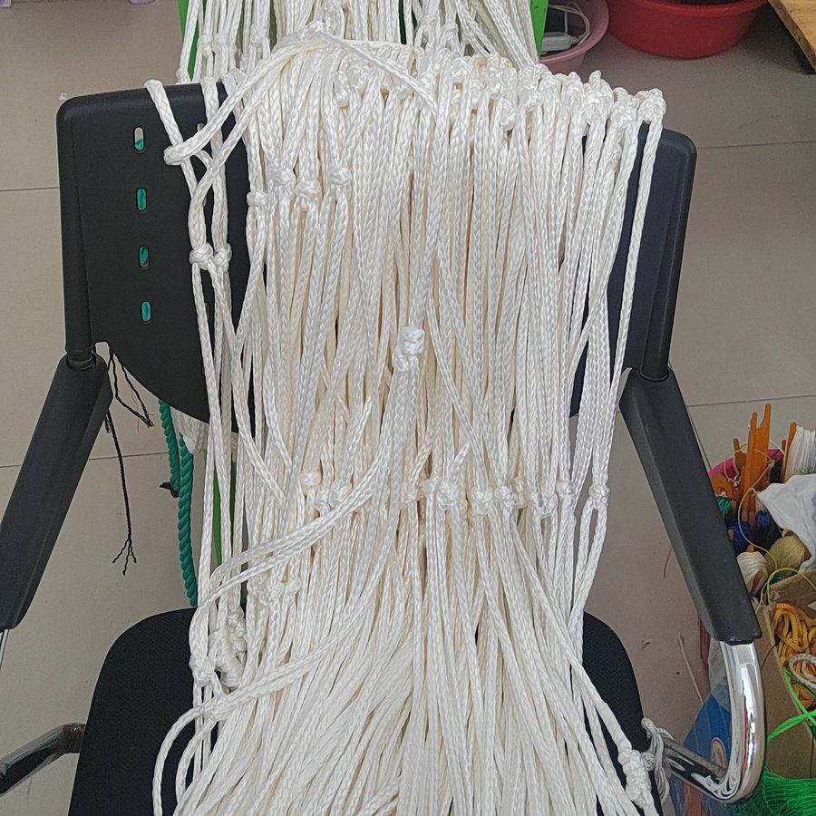 广州厂手工编织高分子绳网 无人安全网