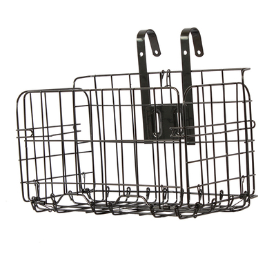 山地自行车可折叠后车筐后座架置物框书包车篮子后货架单车篮筐