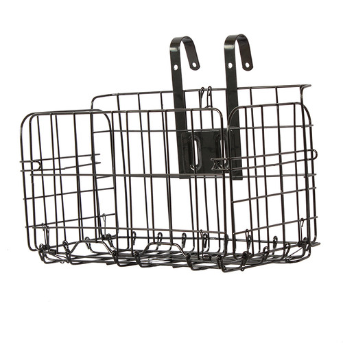 山地自行车可折叠后车筐后座架置物框书包车篮子后货架单车篮筐