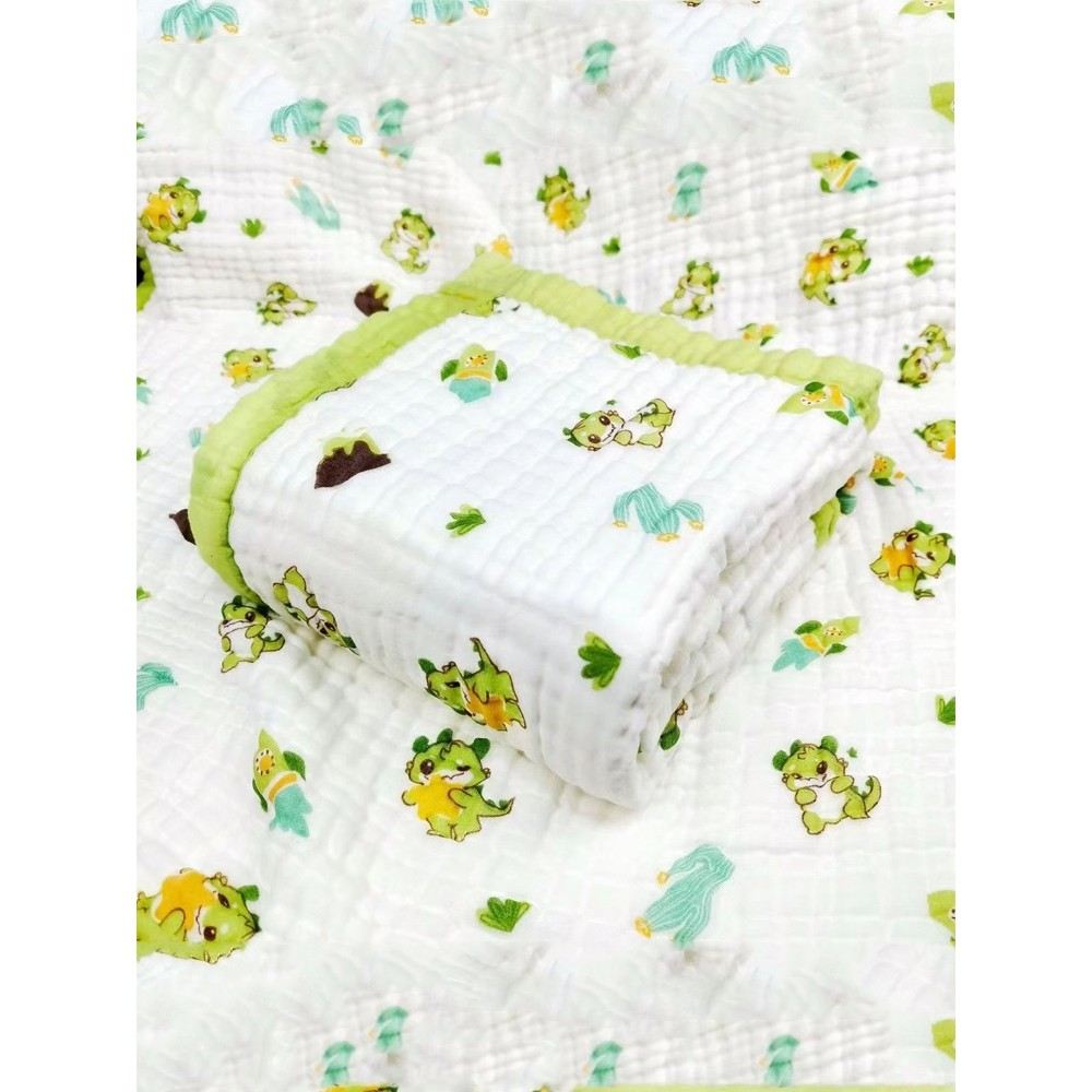 婴儿浴巾纯棉纱布浴巾新生儿吸水盖毯初生宝宝洗澡包被儿童毛巾被