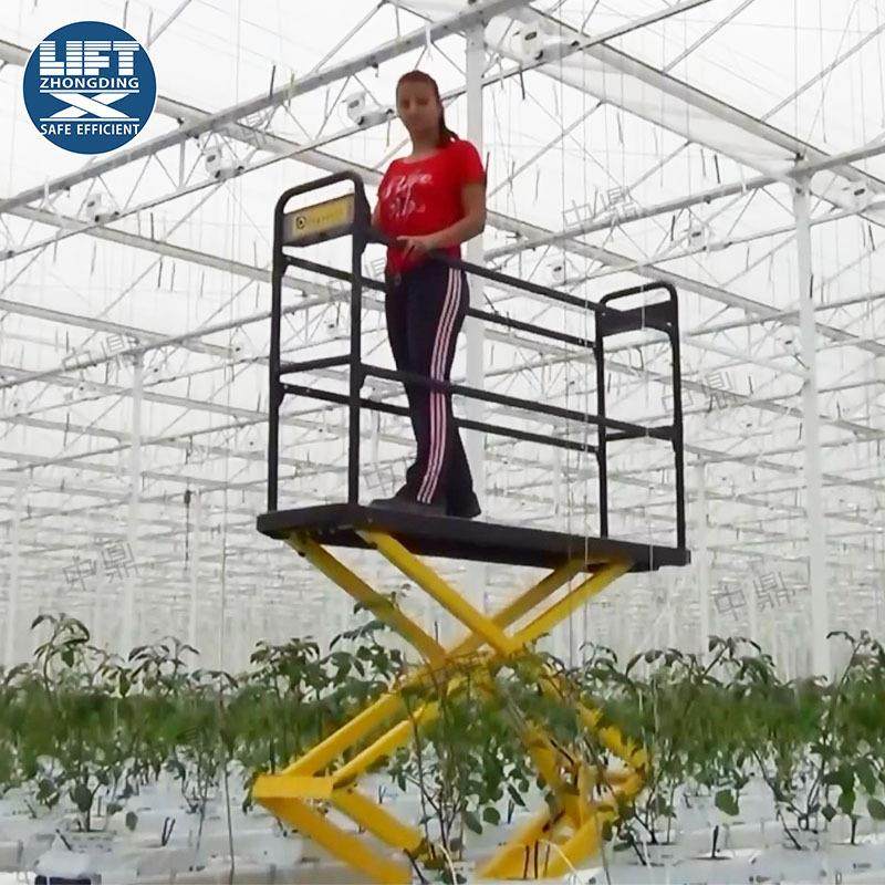 高空升降采摘机蔬菜大棚果园用采摘升降平台2米3米4米升降采摘车