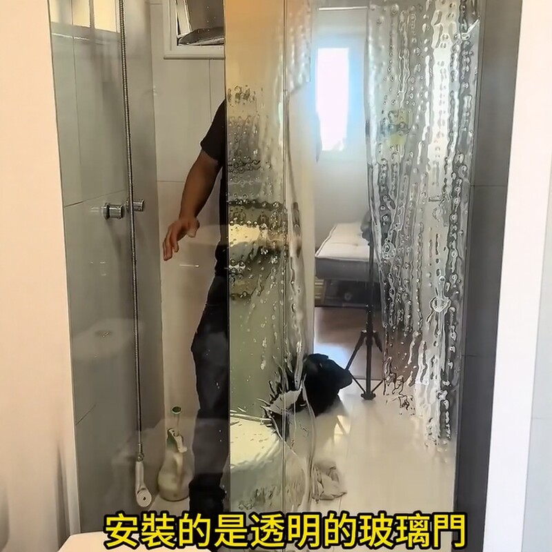 【不会碎的全身镜 】玻璃高清镜子膜DIY家庭浴室门改造自粘镜面贴