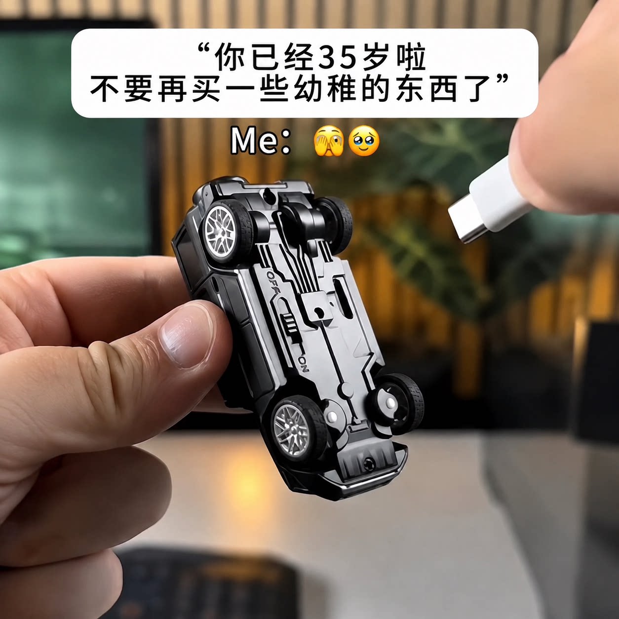 1:64遥控汽车APP手机操控陀螺仪桌面漂移竞速越野模型儿童玩具